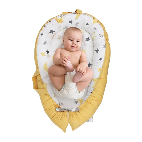 Baby Nest Lounger – Portable Co-Sleeper for Newborns | Breathable,