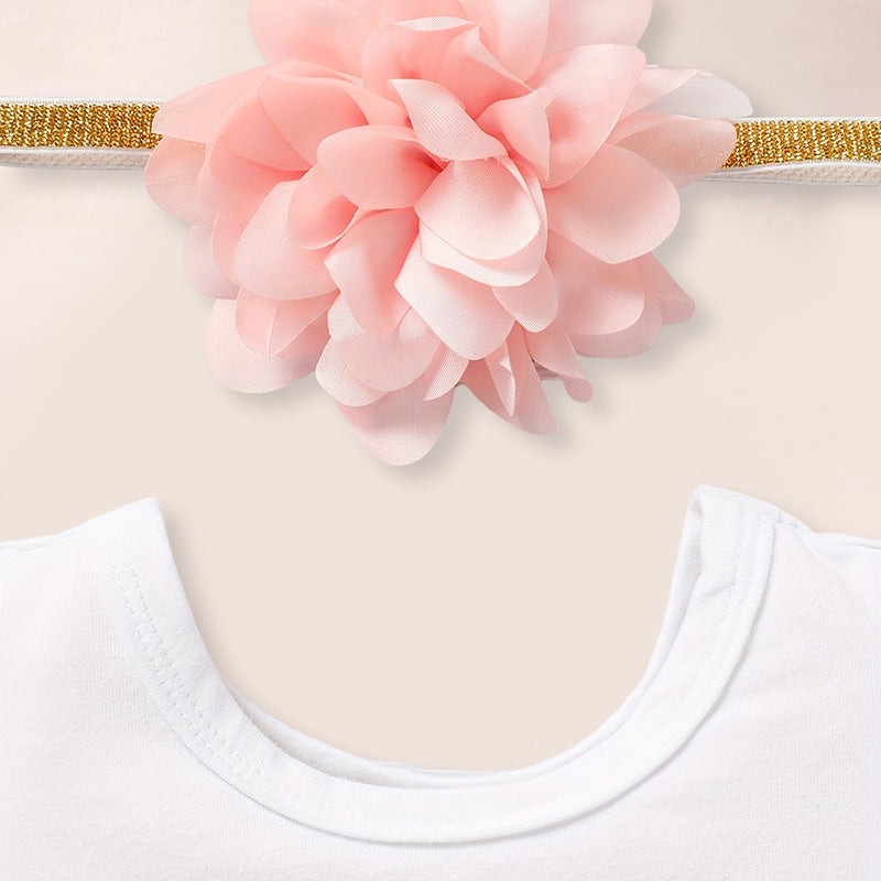 TinyBloom™ – Newborn Letter Romper & Tutu Set