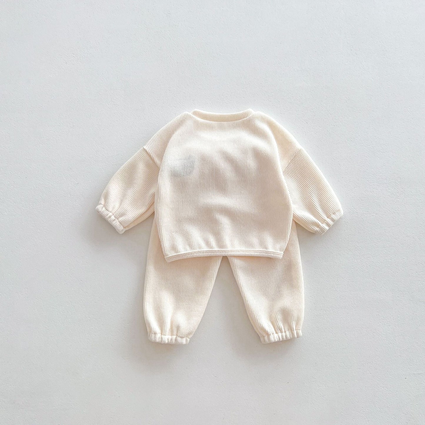 Infant Baby Bear Head Long-sleeved Combo Pants In Sets